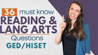 GEDHiSET Reading Questions that you Need to Know [upl. by Yregerg]