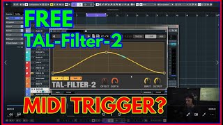 Free plugin TAL FILTER 2 with MIDI Trigger [upl. by Egiedan]