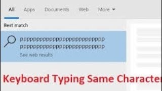 keyboard typing same character continuously easily fix in less than 2 minutes [upl. by Bueschel]