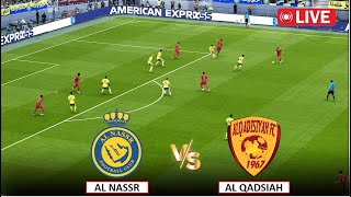 🔴مباشر مباراة النصر vs القادسية I الدوري السعودي للمحترفين كاملة Al Nassr vs Al Qadisiyah Live [upl. by Attenoj162]