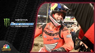 Supercross 2024 Anaheim Round 1 best moments  Motorsports on NBC [upl. by Maryann560]