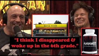 Theo Von tells Waffle House LSD Story while Sniffing Salts w Joe Rogan [upl. by Ztnarf]