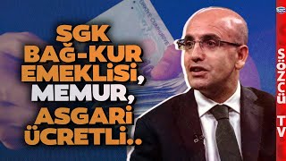 Memur SGK Bağ Kur Emeklisi ve Asgari Ücretli Maaş Zammında Yeni Tablo Hesapladı Oran Verdi [upl. by Ayekahs]