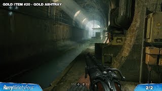 Wolfenstein The New Order  All Collectibles In Chapter 7 Enigma Codes Gold Items Letters [upl. by Bondie952]