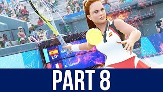 TOKYO 2020 Olympics Video Game Gameplay Part 8  TENNIS [upl. by Grearson]