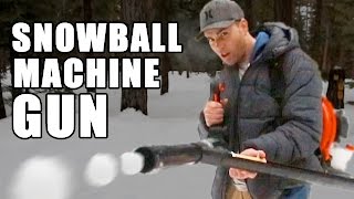 Snowball Machine Gun How to make [upl. by Nnayd]