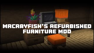 MrCrayfishs Refurbished Furniture Mod BETA minecraft mod [upl. by Levison]