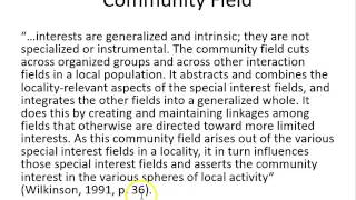 Interactionist Theory of Community [upl. by Timothy]