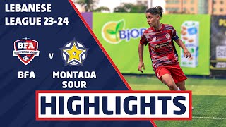 20240623 vs Montada Sour Sakafi  Lebanese League Week 14  Highlights [upl. by Hornstein]