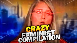 Crazy Feminist Roasted by Another Female  COMPILATION [upl. by Alithia]