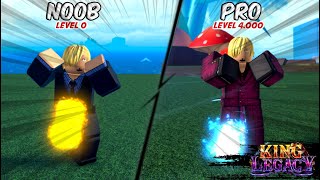 Starting Over as Sanji and Obtaining Dark Leg V2  Update 466 King Legacy [upl. by Ruford726]