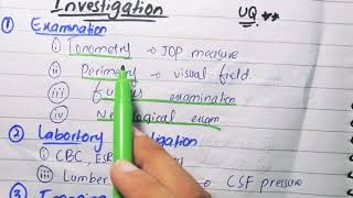 Papilloedema  Investigations and Treatment Part 4 [upl. by Labana765]