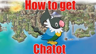 Pokemon Brilliant Diamond and Shining Pearl  How to get Chatot [upl. by Mumford]