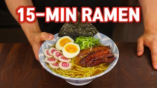 15 Minute Easy SHOYU RAMEN Recipe that Will Change Your Life [upl. by Eisenhart]