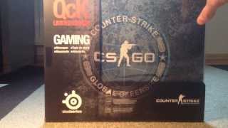 SteelSeries QcK Egérpad Unboxing Magyar UnboxingCSGO Edition [upl. by Drahsar]