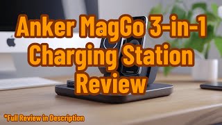 Anker MagGo 3in1 Charging Station Review [upl. by Yliah]