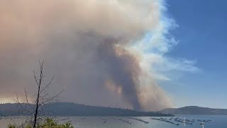 Thompson Fire Update Oroville [upl. by Scherman49]