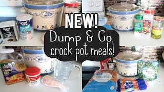 DUMP amp GO CROCK POT MEALS  QUICK amp EASY CROCK POT RECIPES [upl. by Afesoj]