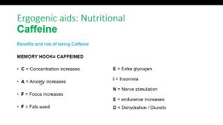 OCR A Level PE  Nutritional Aids [upl. by Hacissej]