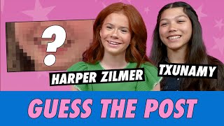 Txunamy vs Harper Zilmer  Guess The Post [upl. by Maxa]