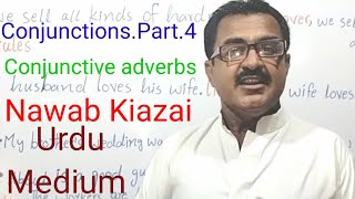 ConjunctionsPart4 Nawab Kiazai 350 Conjunctive adverbs  Urdu Medium [upl. by Celeste]