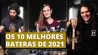 10 MELHORES BATERISTAS DE 2021 [upl. by Adnama]