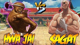 The King Of Fighters Dimensions Hwa Jai vs Sagat  Thailand Stage Preview [upl. by Nelrac]