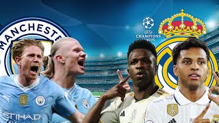 Manchester City vs Real Madrid  2024 UCL Quarterfinal Match amp Highlights [upl. by Hertzfeld]