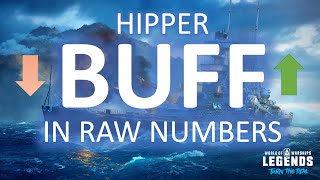 Hipper Buff  In Raw Numbers World of Warships Legends Xbox Series X [upl. by Retsevlis729]