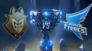 G2 vs AFS  Worlds Group Stage Day 6  G2 Esports vs Afreeca Freecs 2018 [upl. by Lyn985]