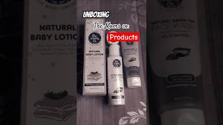 Unboxing The Moms Co Skincare Products kit 😱 review Worth 799 only ₹199 shorts trending beauty [upl. by Ahcatan]