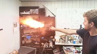 Firing a pepperbox revolver from the 1850s [upl. by Annyl679]