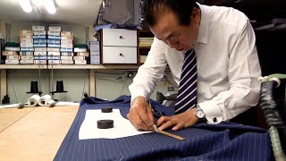 Process of Making Handmade Tailored Suits by Korean Master Tailor with 40 years of experience [upl. by Tugman110]