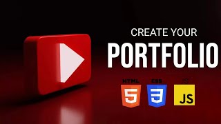 How To Make A Portfolio Website Using HTML CSS JS Complete Responsive Website Bharat Intern Task [upl. by Heinrike]