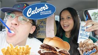 Our FIRST TIME Trying CULVERS [upl. by Ecilegna]