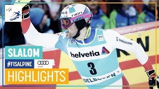 Mens Slalom  Adelboden  Highlights  FIS Alpine [upl. by Halyhs]