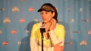 Tsvetana Pironkova Press Conference [upl. by Cyrillus]