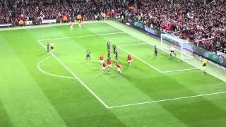 Vidic goal vs Bayern Munich [upl. by Acirne702]