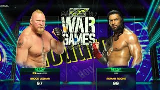 wwe 2k23  Brock Lesnar vs Roman Reigns  NXT war games  ULTRA HD Gameplay [upl. by Adnalohs]