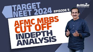 TARGET NEET 2024  AFMC MBBS CUT OFF  Indepth Analysis [upl. by Sura]