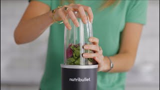 nutribullet Pro 1200  Setting up the personal blender for first use [upl. by Thamos]