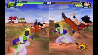 Dragon Ball Z Budokai Tenkaichi 3  Pikkon vs Goku rain of punches and kicks 4 [upl. by Kung988]