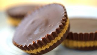 Homemade Peanut Butter Cups Recipe  Reeses Cup from Scratch [upl. by Harbed873]