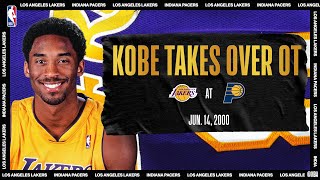 Kobe Takes Over In 2000 NBA Finals Game 4  NBATogetherLive Classic Game [upl. by Nuahsyar]