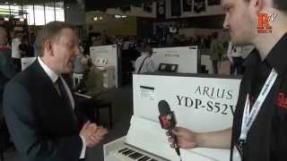 Yamaha YDPS52 Digital Piano Musikmesse 2015 [upl. by Eecyaj]