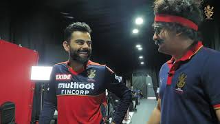 RCB Insider with Mr Nags Myntra Ad Shoot with Virat Kohli [upl. by Ahsitaf]