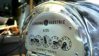 Old Kilowatt Hour Meters  Running [upl. by Mungovan846]