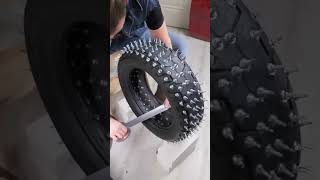 DIY Moto Tires in Snow Course 🛞 [upl. by Saum]