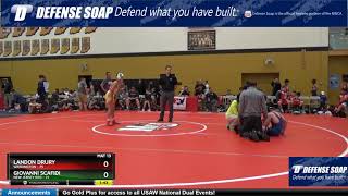 Mat 13 114 Landon Drury Washington Vs Giovanni Scafidi New Jersey Red [upl. by Nivrad]