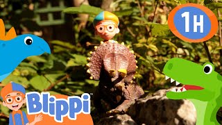 Dinosaur Song  Blippi  Kids Songs  Moonbug Kids [upl. by Odlaumor859]